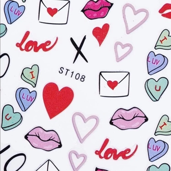 Valentines Day Press On Nail Tabs - Picture 3 of 8